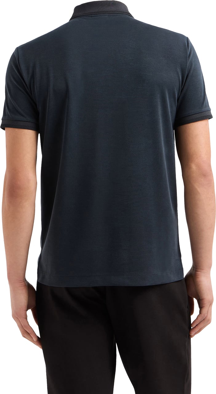 EA7 Black Polo Zwart