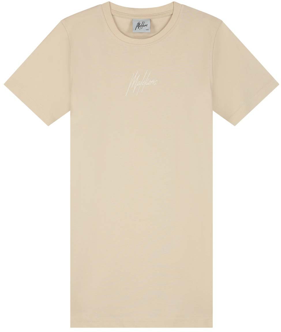 Malelions Malelions Junior Girls Firma T-Shirt Dress Beige