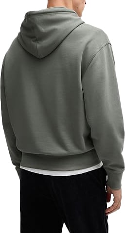 Boss Hoodie open grey Grijs