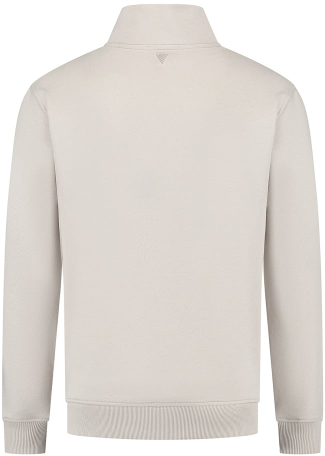 Pure Path Loose fit halfzip sweater Beige Beige