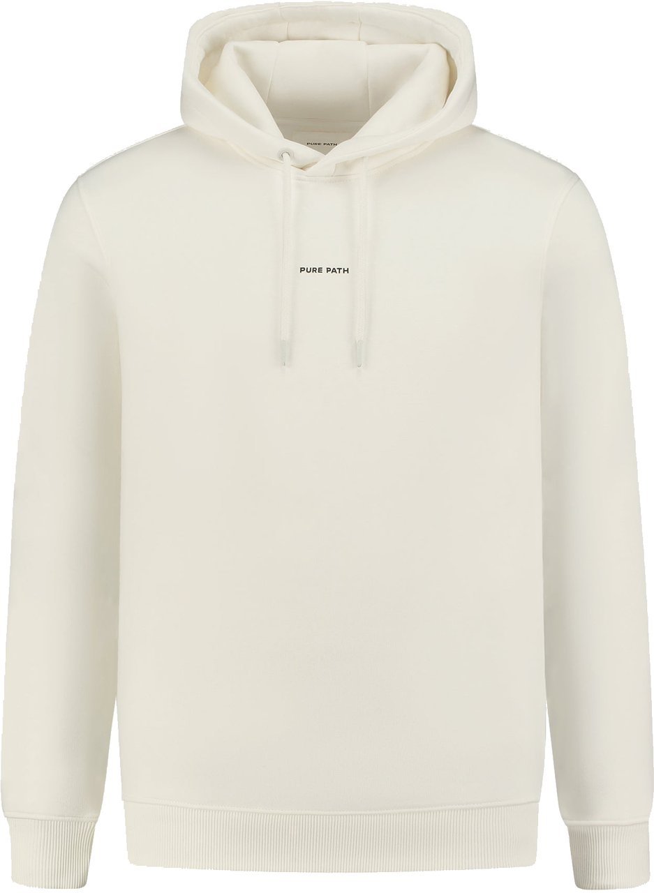 Pure Path Essential Logo Hoodie wit Wit