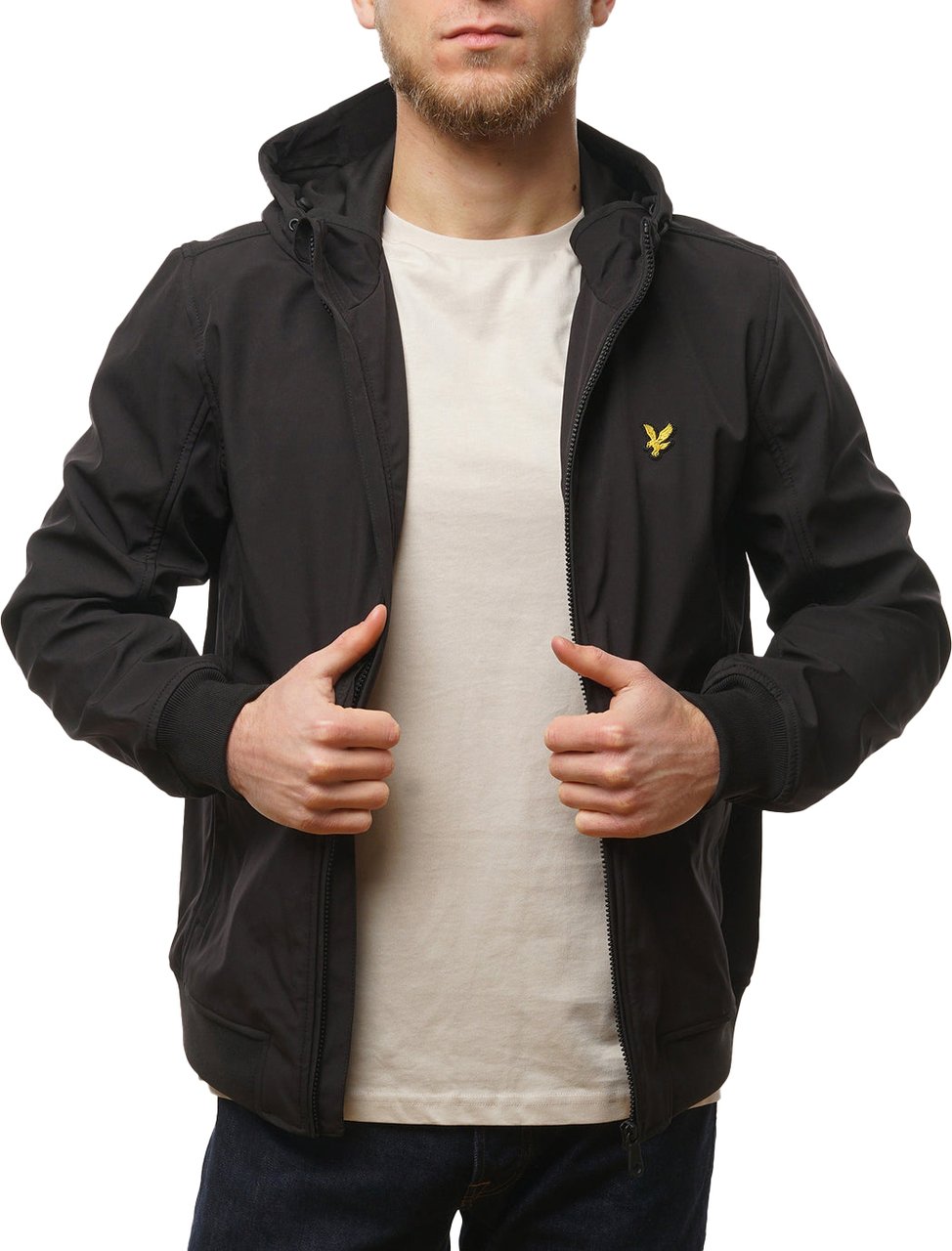 Lyle & Scott Softshell Jacket Jas zwart Zwart