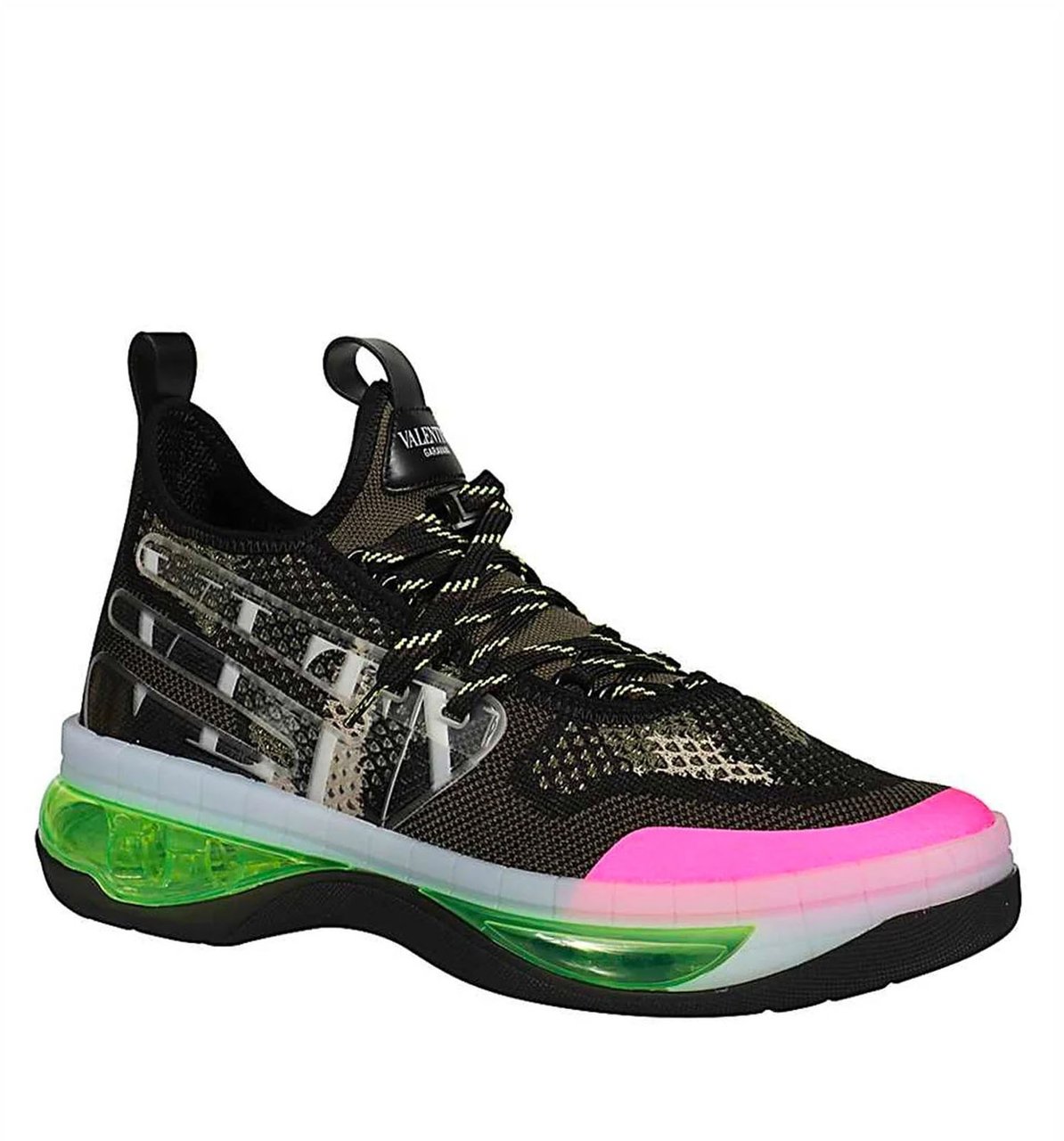 Valentino Valentino Garavani Vltn Cloud Bubble-Sole Sneakers Zwart