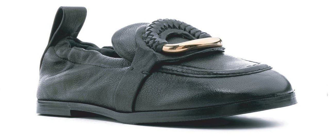 See by Chloe See By Chloe Hana Leather Loafers Zwart