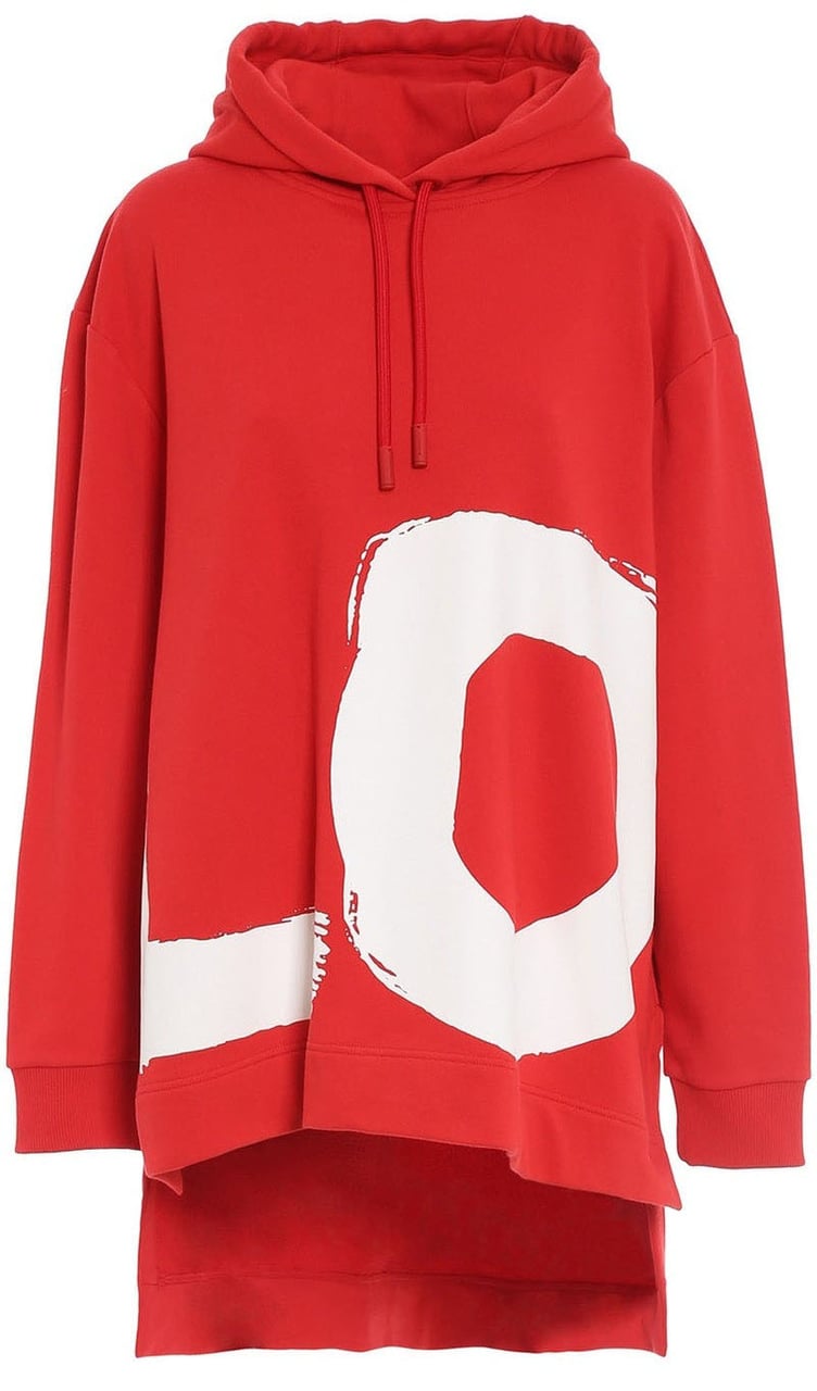 Burberry Burberry Aurore Love Hooded Sweatshirt Rood