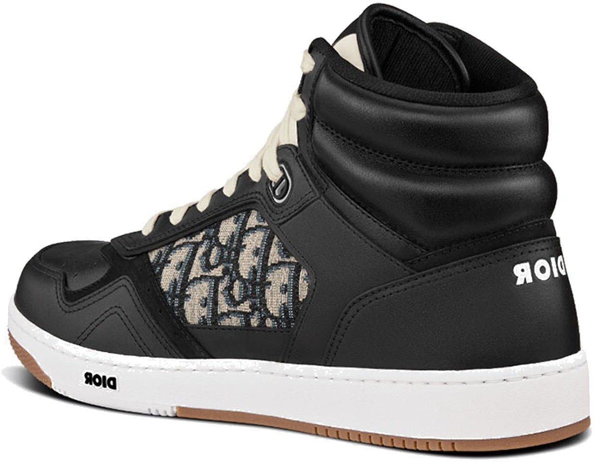 Dior Dior High-Top Oblique Sneakers Zwart