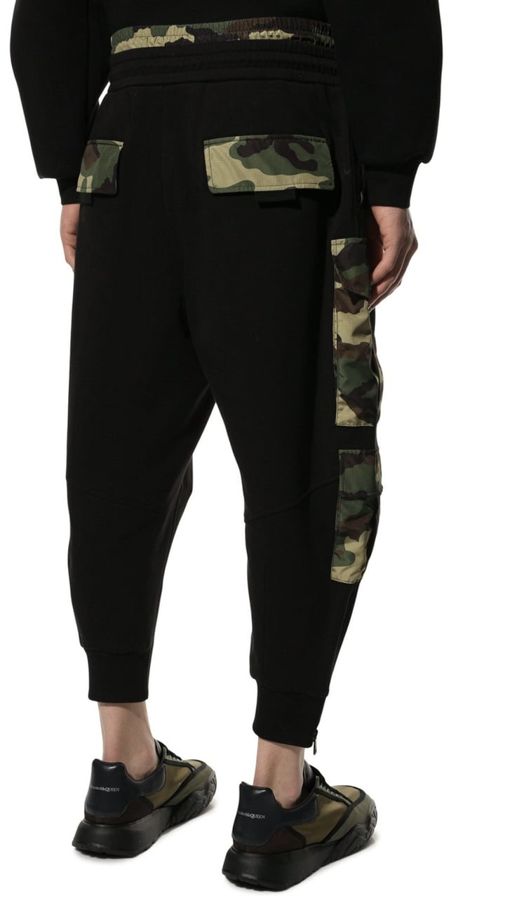 Dolce & Gabbana Dolce & Gabbana Camo Sweatpants Zwart