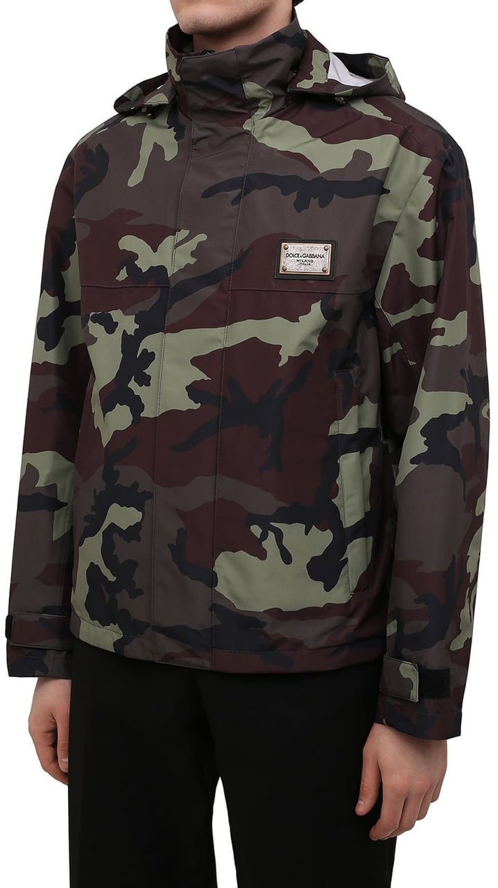 Dolce & Gabbana Dolce & Gabbana Camouflage Jacket Groen