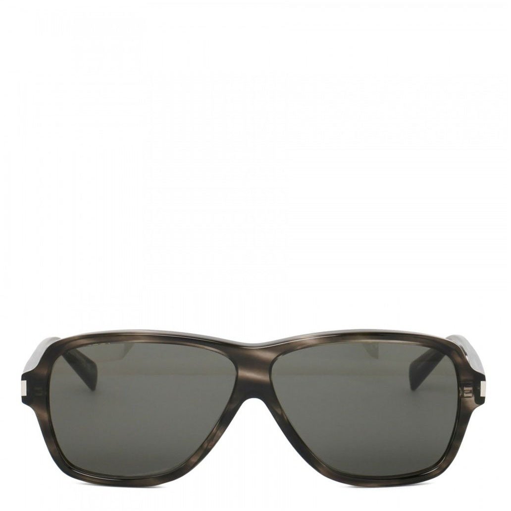 Saint Laurent Saint Laurent 609 Aviator Sunglasses Grijs