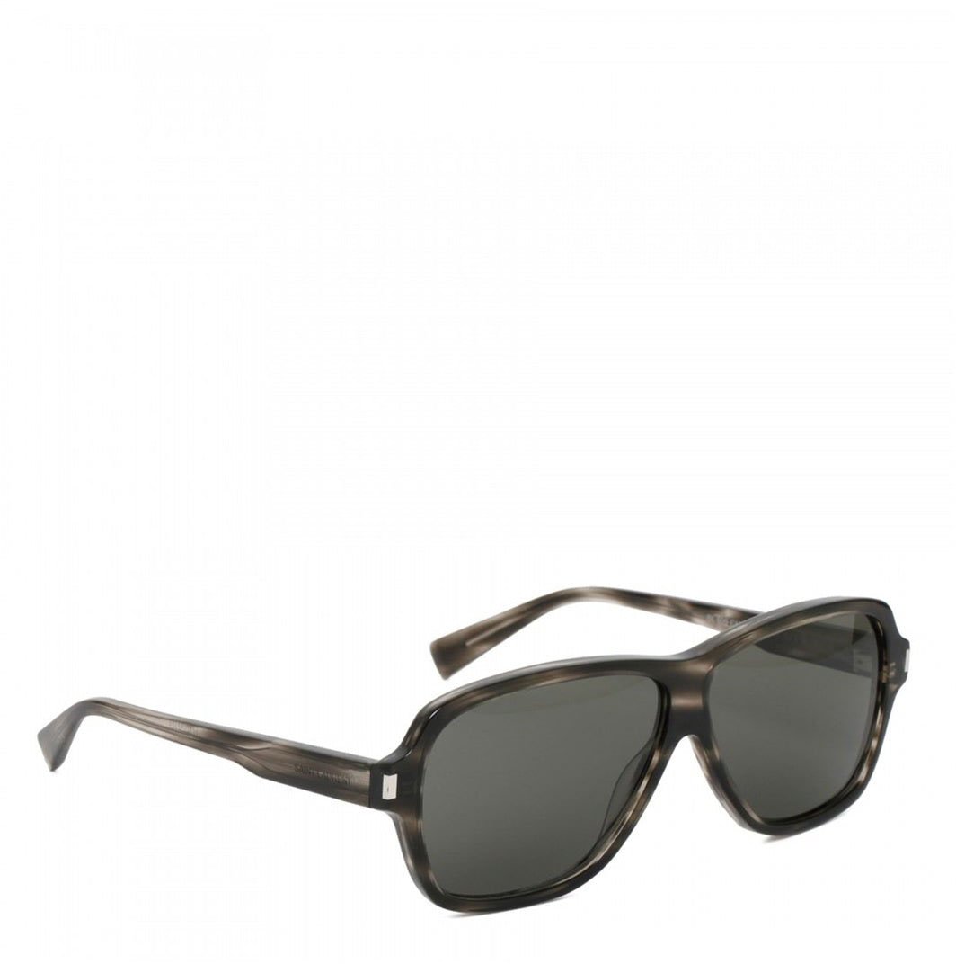 Saint Laurent Saint Laurent 609 Aviator Sunglasses Grijs