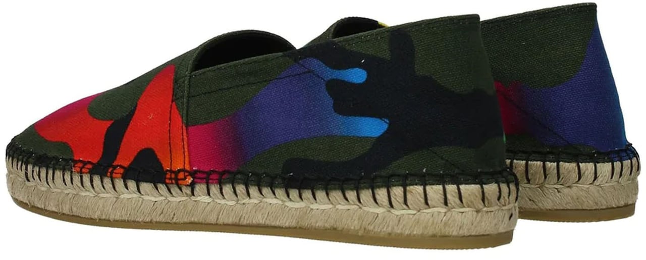 Valentino Valentino Garavani Canvas Espadrillas Groen