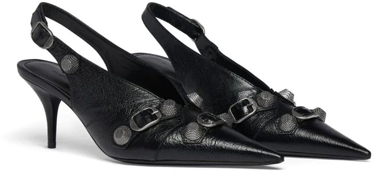 Balenciaga Balenciaga Cagole Slingback Pumps Zwart