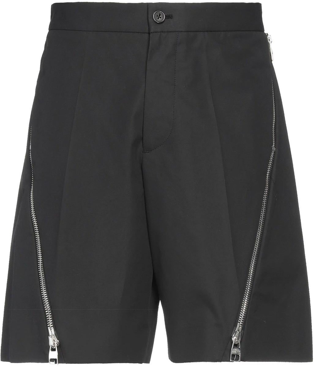 Alexander McQueen Alexander McQueen Cotton Bermuda Zwart