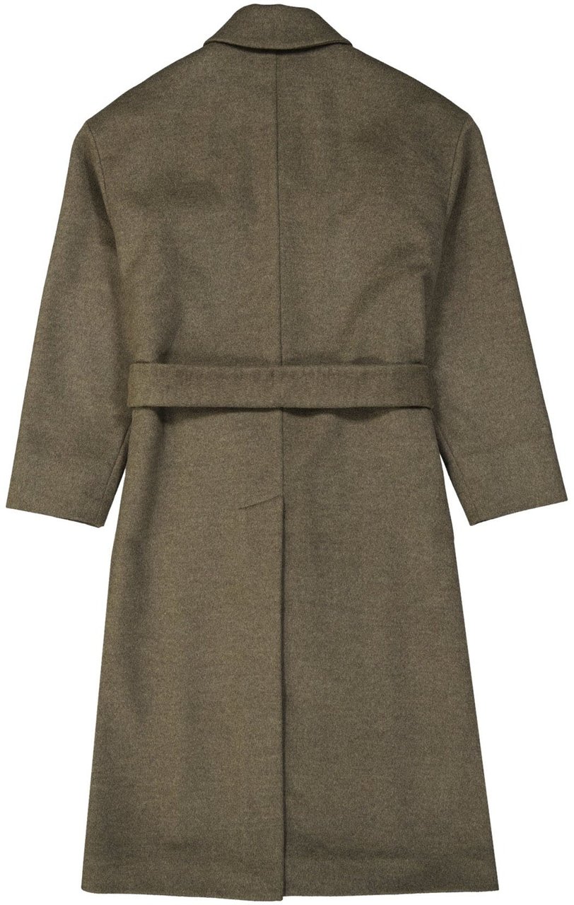 Brunello Cucinelli Brunello Cucinelli Wool And Cashmere Coat Groen