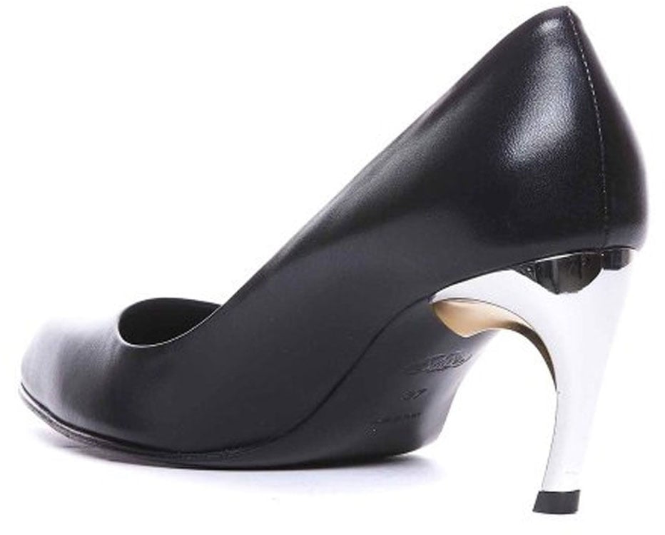 Alexander McQueen Alexander McQueen Armadillo Leather Pumps Zwart