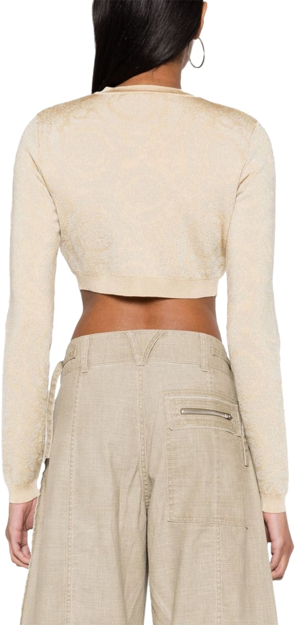 Versace Sweaters Beige Beige