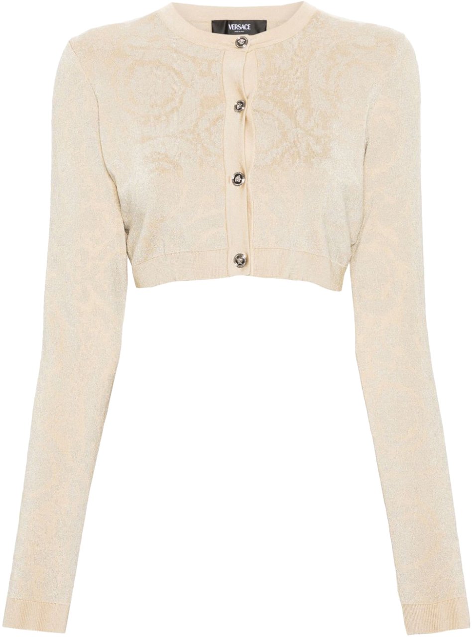 Versace Sweaters Beige Beige