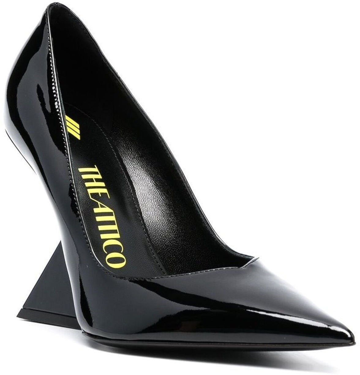 The Attico The Attico Cheope Leather Pumps Zwart