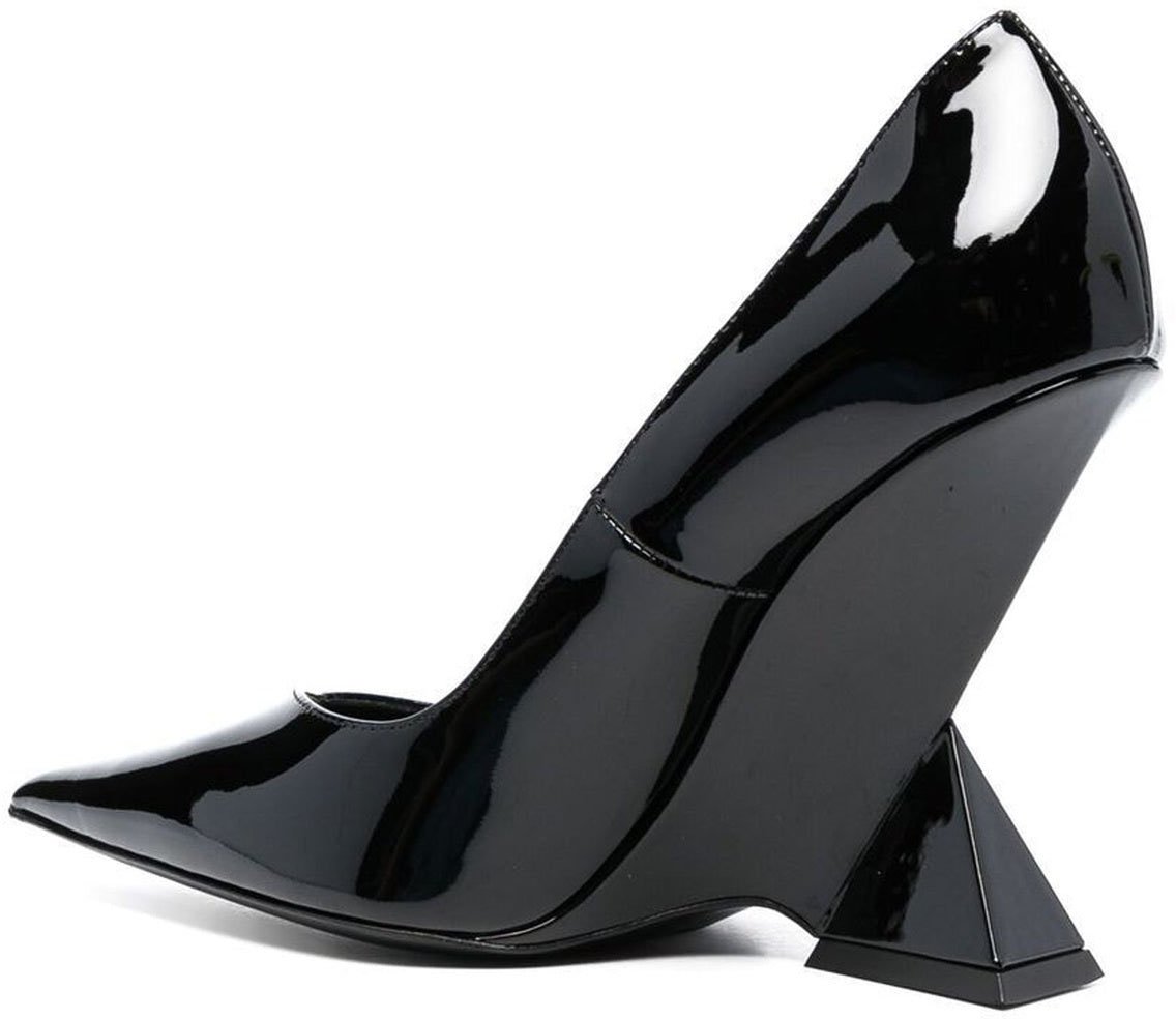The Attico The Attico Cheope Leather Pumps Zwart