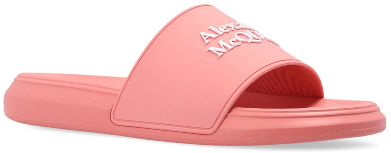 Alexander McQueen Alexander McQueen Logo Slides Roze