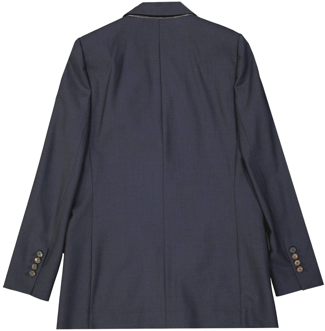 Brunello Cucinelli Brunello Cucinelli Virgin Wool Jacket Blauw
