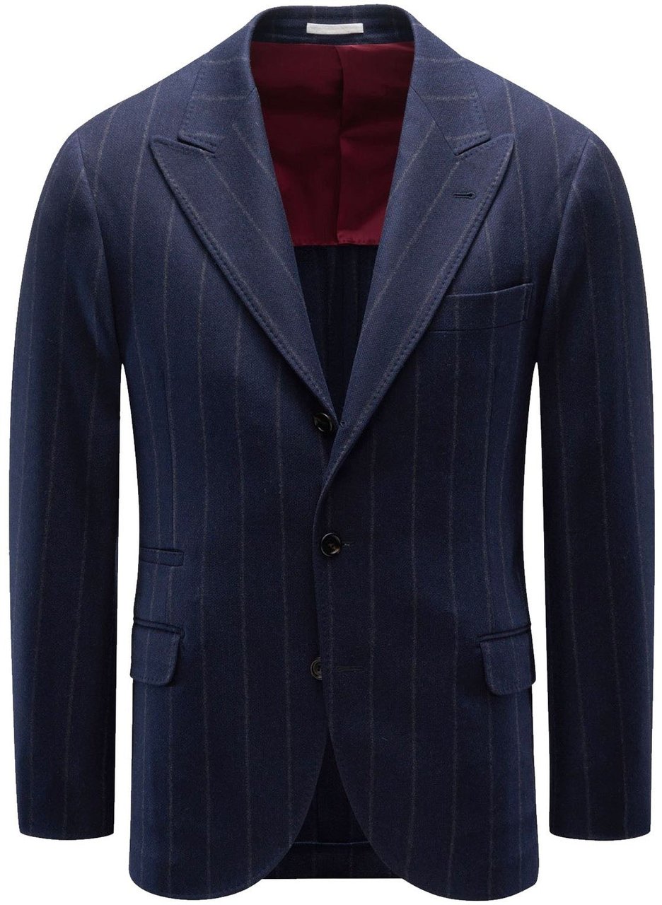 Brunello Cucinelli Brunello Cucinelli Wool Jacket Blauw