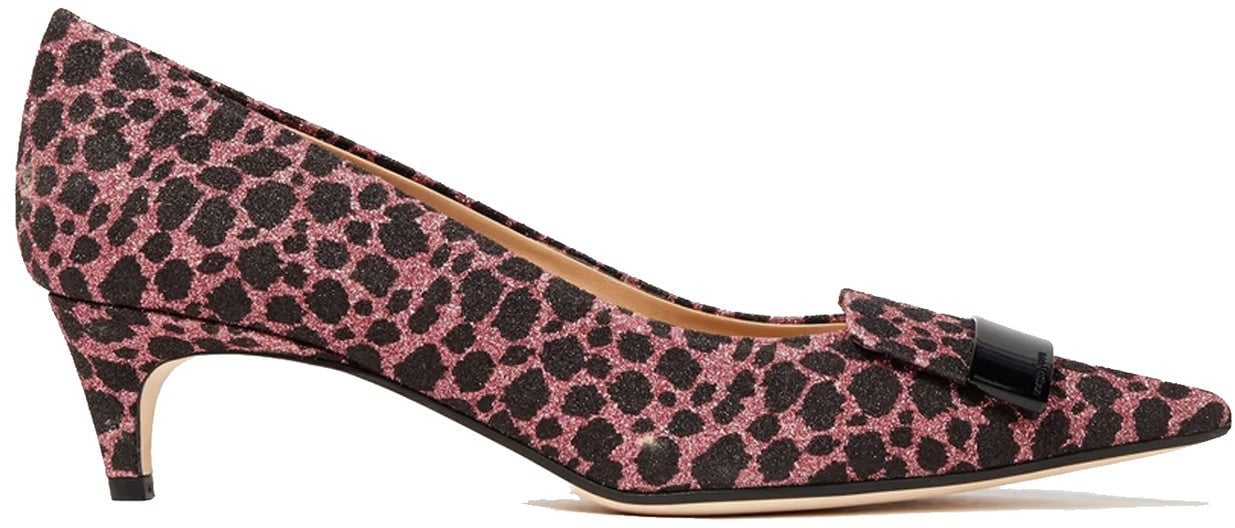 Sergio Rossi Sergio Rossi SR1 045 Glitter Pumps Roze