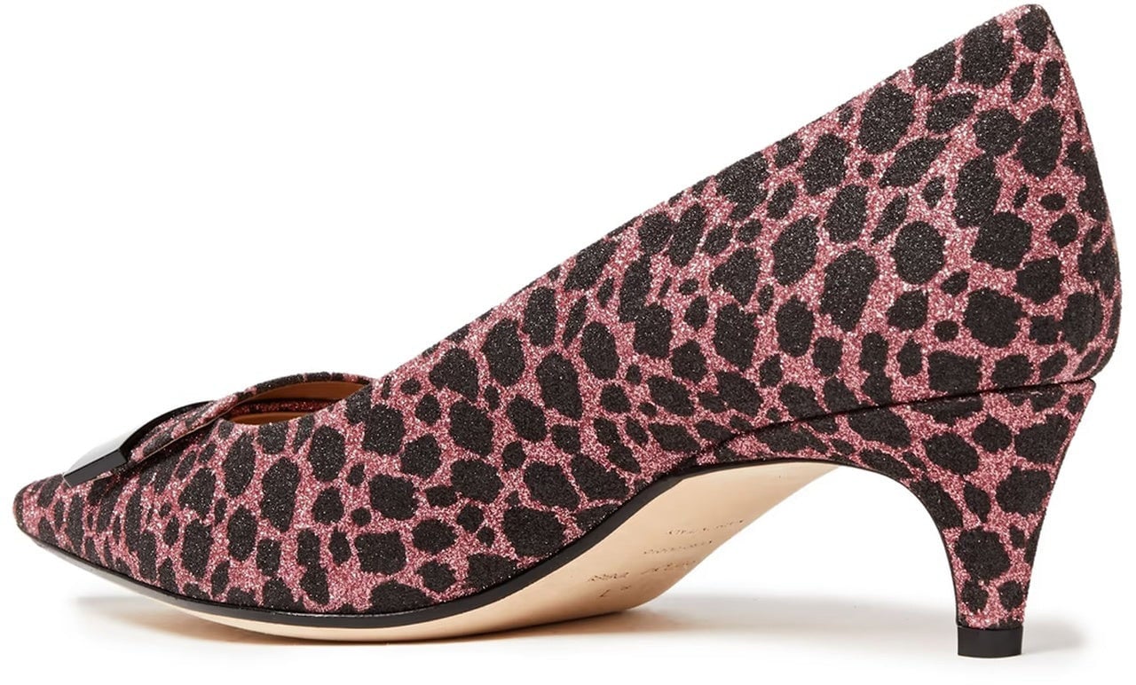 Sergio Rossi Sergio Rossi SR1 045 Glitter Pumps Roze