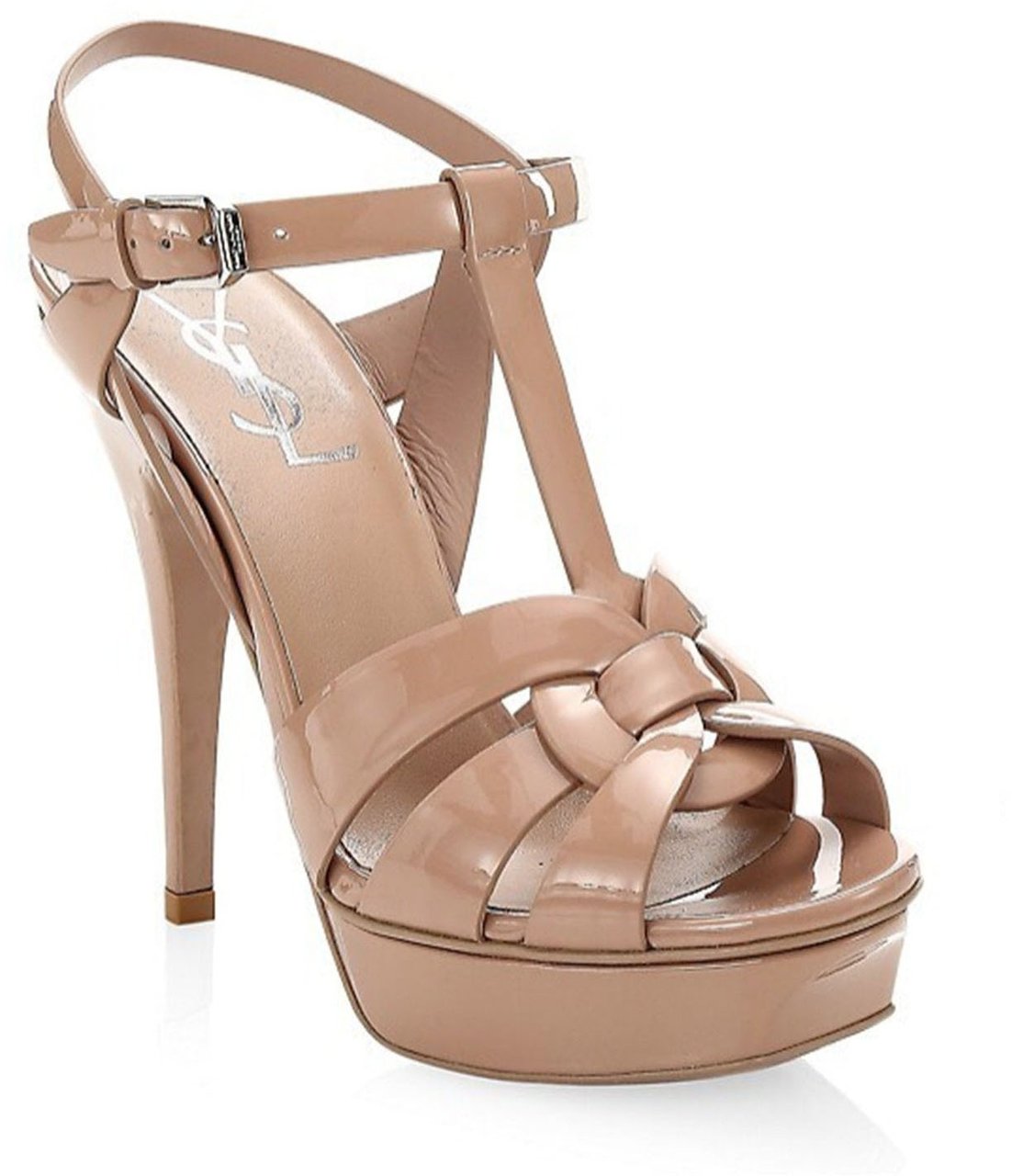 Saint Laurent Saint Laurent Tribute High Heel Sandals Beige