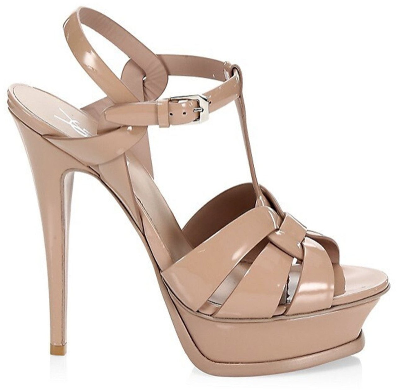 Saint Laurent Saint Laurent Tribute High Heel Sandals Beige