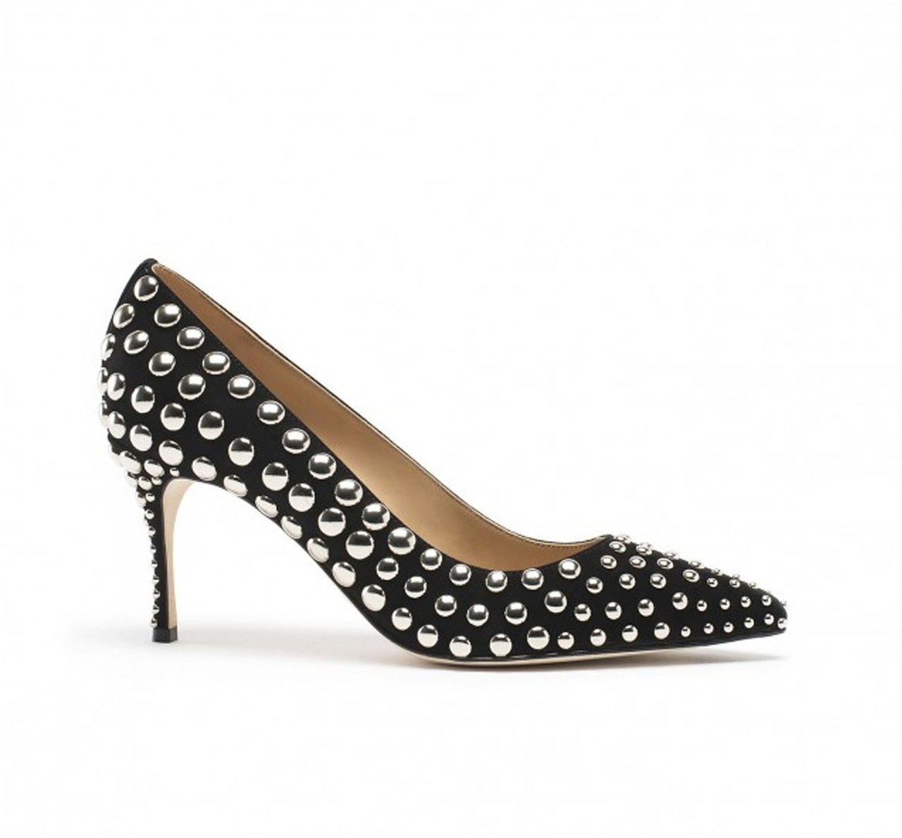 Sergio Rossi Sergio Rossi Godiva 075 Studs Leather Pumps Zwart