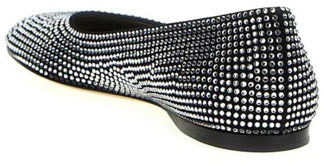 Loewe Loewe Toy Strass Ballerina Flats Zwart