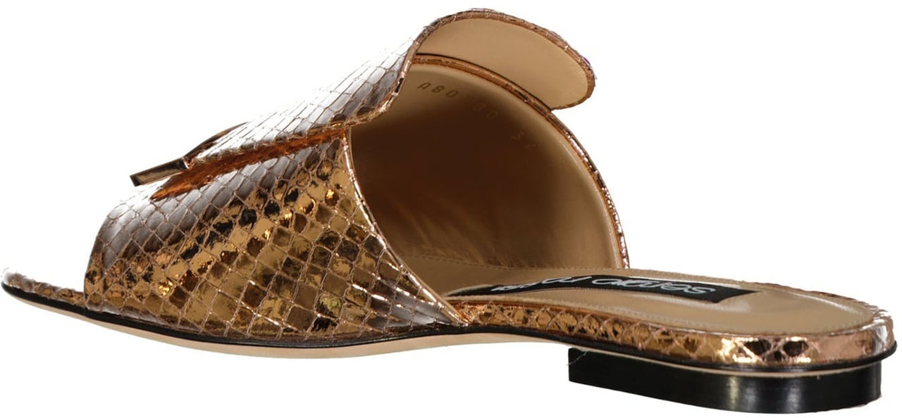 Sergio Rossi Sergio Rossi Leather Flat Sandals Divers