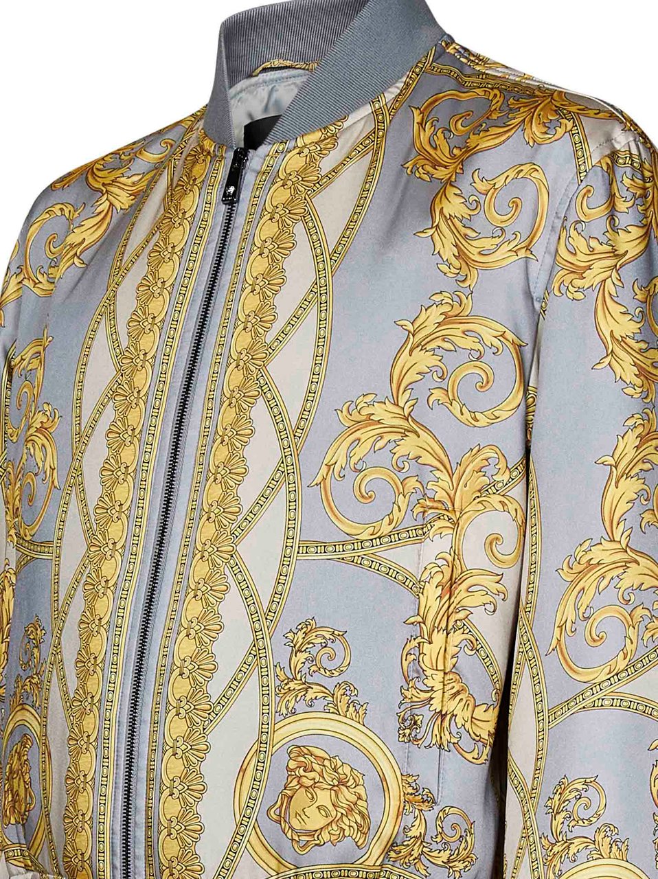Versace Jackets Concretebonegold Grijs