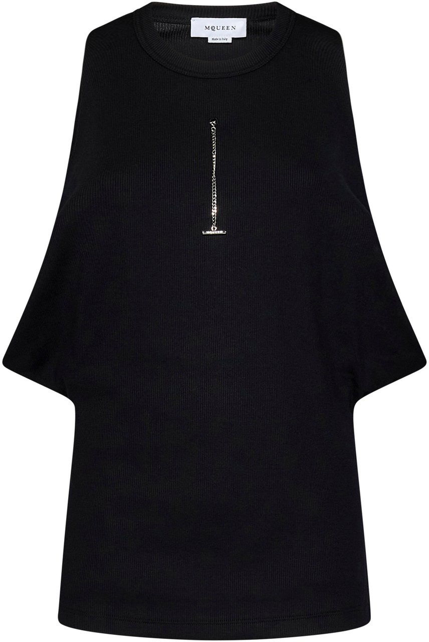 Alexander McQueen Sweaters Black Zwart