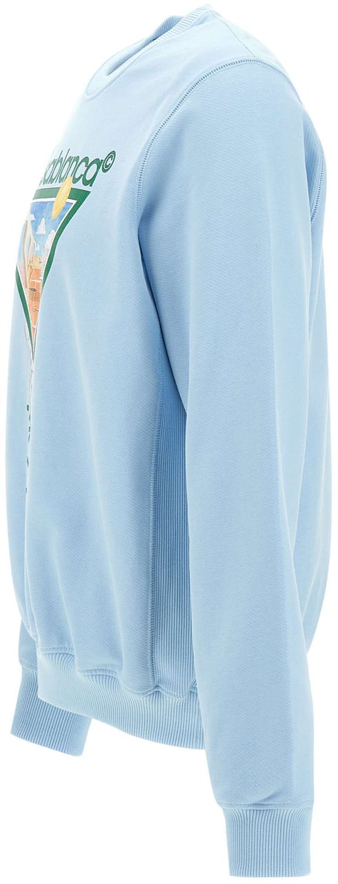 Casablanca Felpa Stampa Iconica Blauw