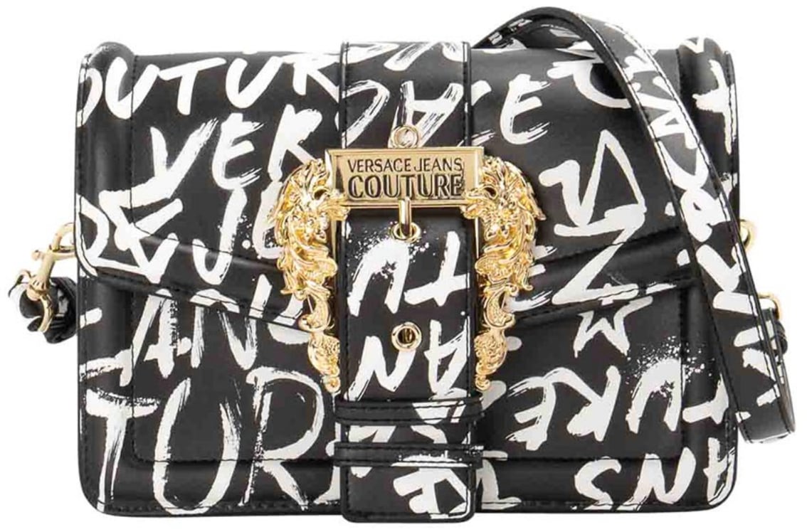 Versace Jeans Couture Versace Jeans Tas Zwart Leer One Size crossbody tassen zwart Zwart