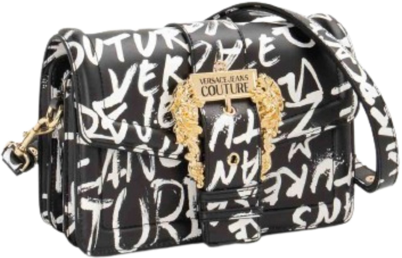 Versace Jeans Couture Versace Jeans Tas Zwart Leer One Size crossbody tassen zwart Zwart