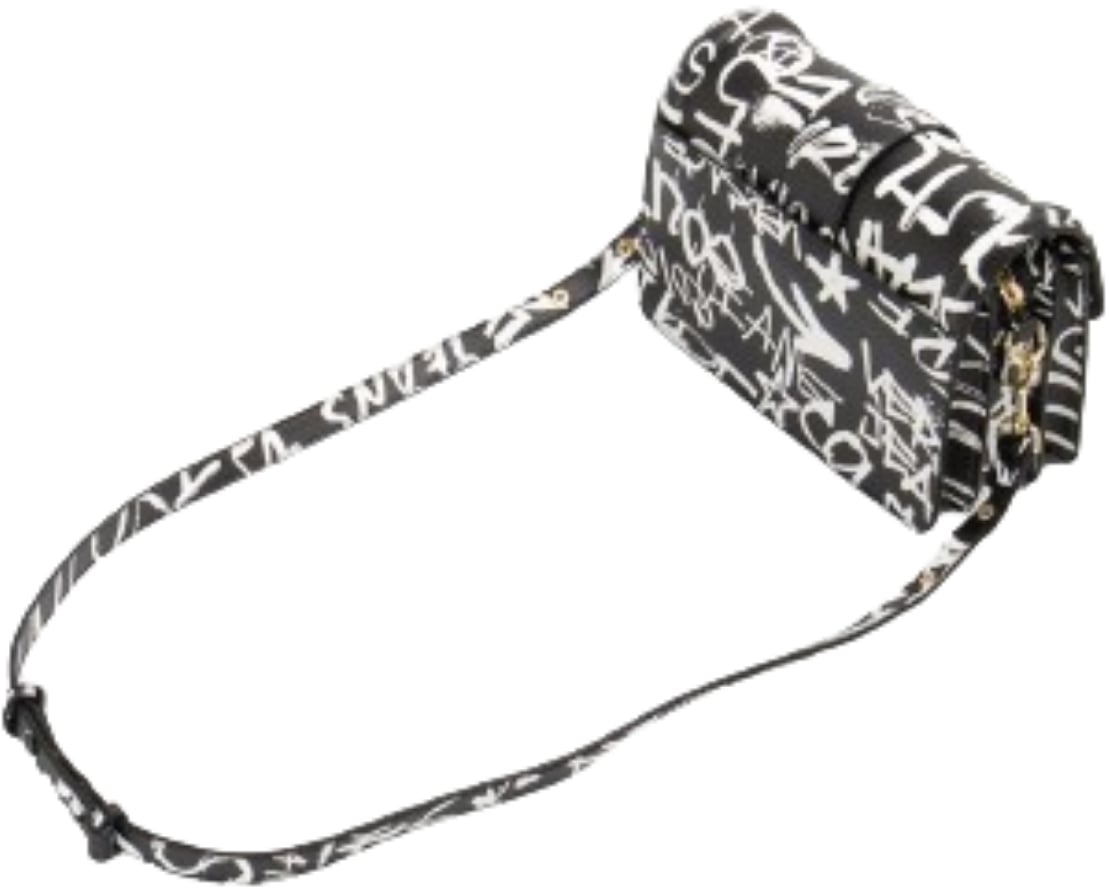 Versace Jeans Couture Versace Jeans Tas Zwart Leer One Size crossbody tassen zwart Zwart