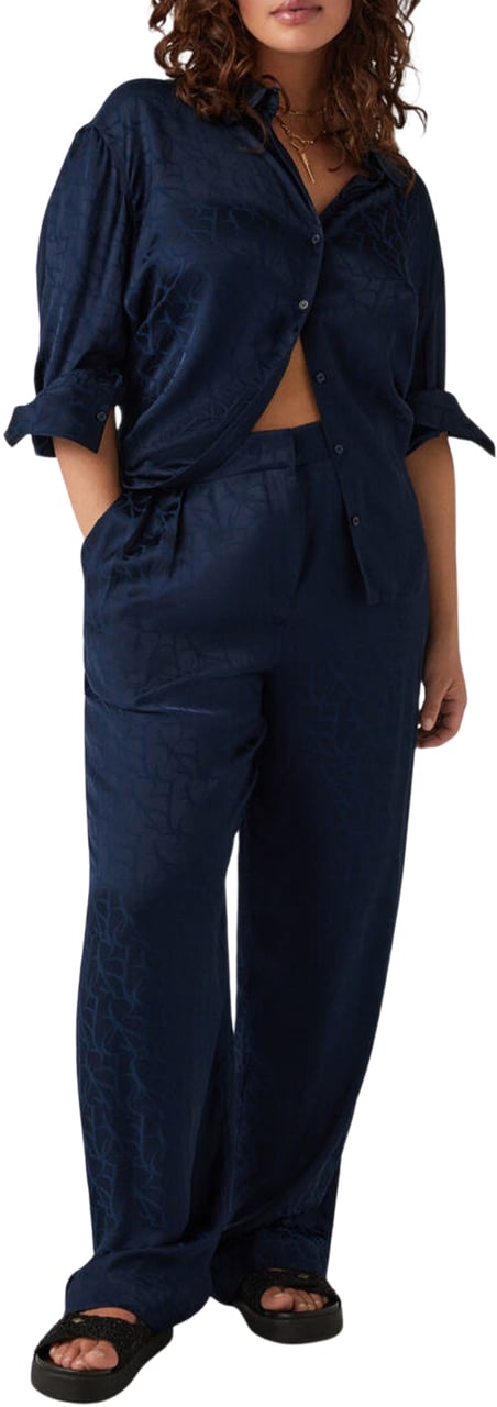 BA&SH Ba&sh Moloy Pantalons Print Moloy Pant Bleunuit 0335 Divers