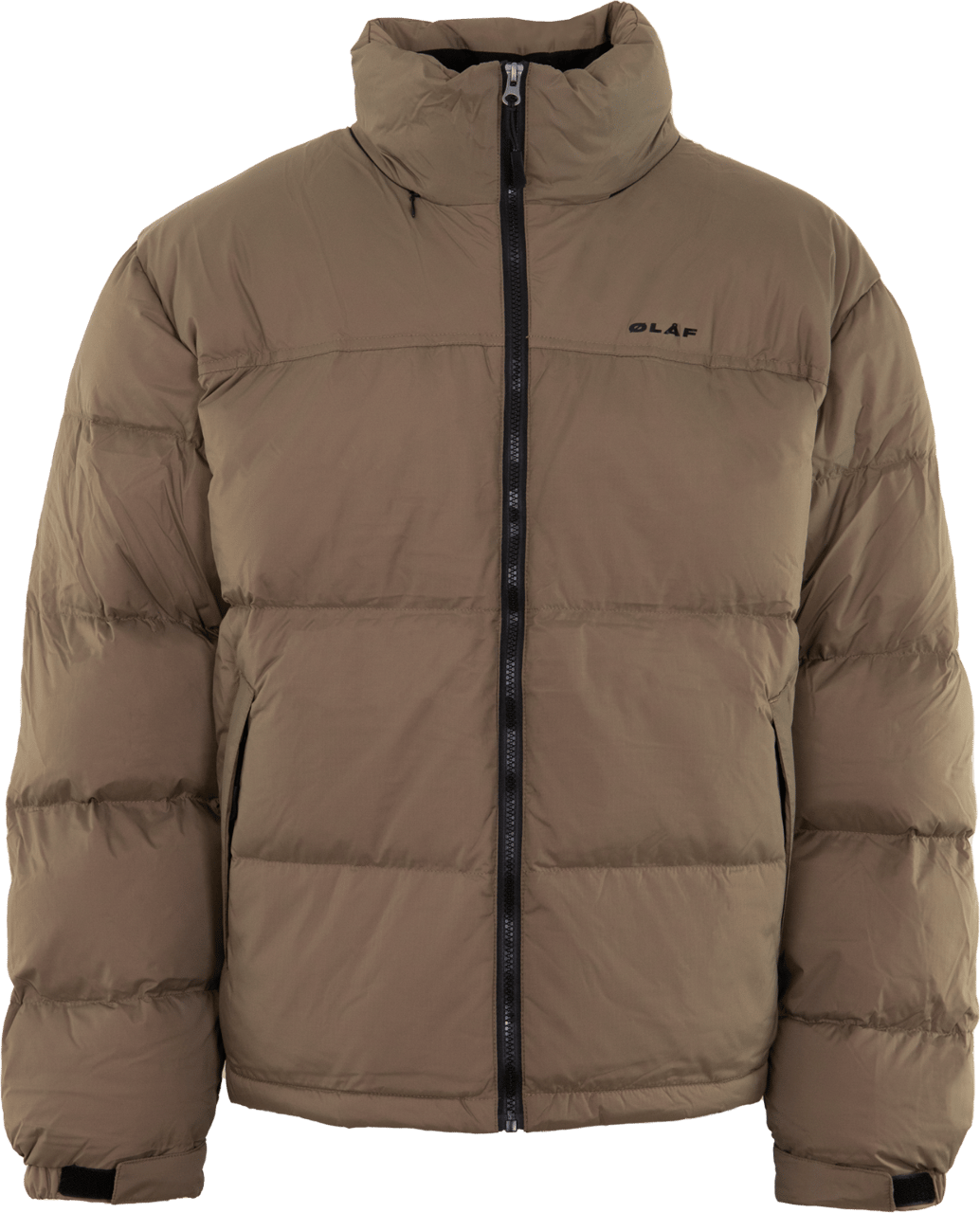 ØLÅF Heren Puffer Jacket Bruin Bruin
