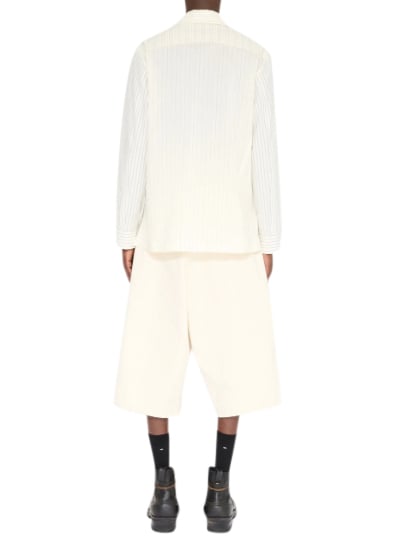Maison Margiela Long Sleeved Shirt Striped Wit