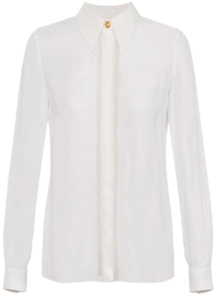 Elisabetta Franchi Shirts Ivory Wit