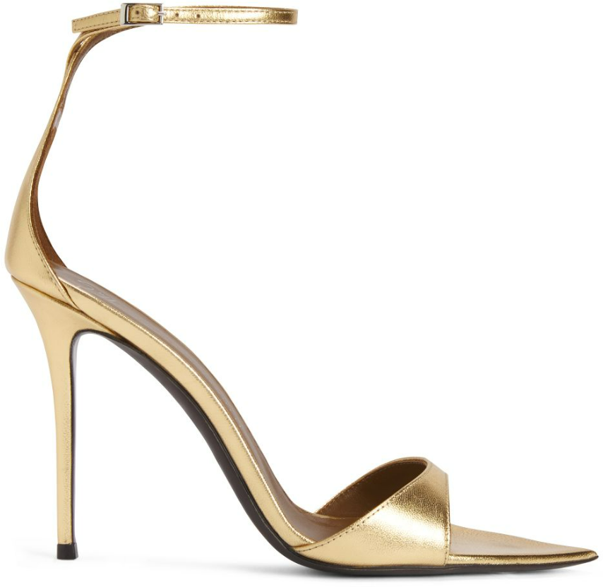 Giuseppe Zanotti Sandals Golden Goud