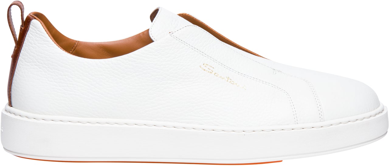 Santoni Sneakers White Wit