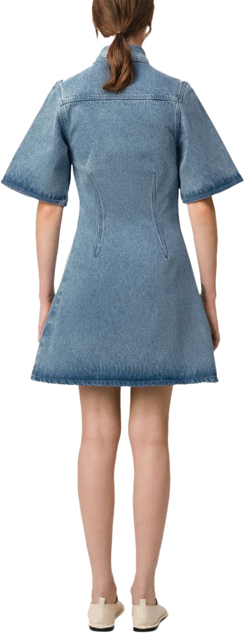 AMI Paris Dresses Blue Blauw