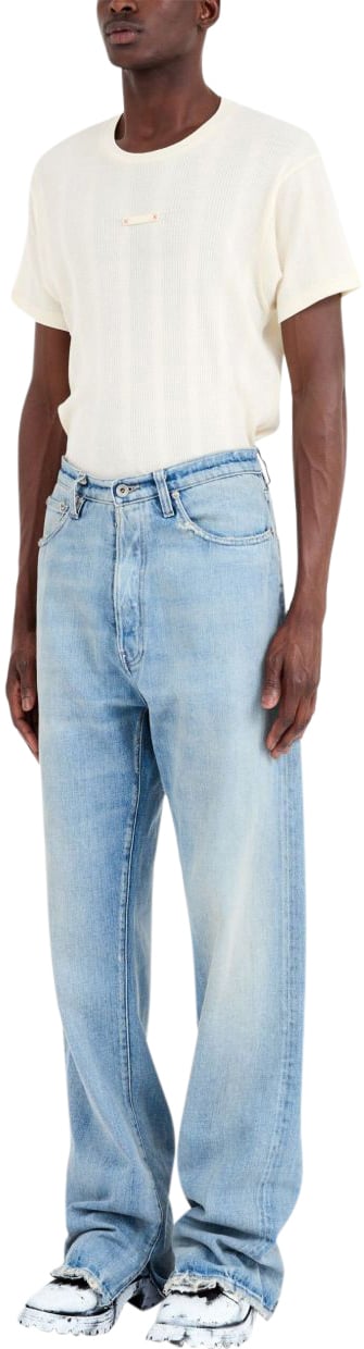 Maison Margiela Jeans Clear Blue Blauw