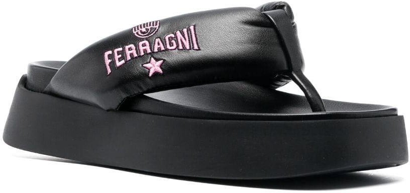 Chiara Ferragni Sandals Black Zwart