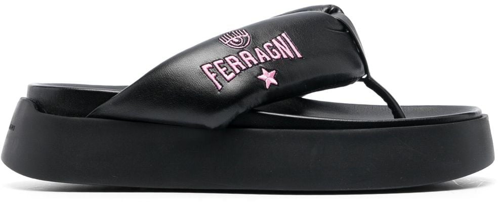 Chiara Ferragni Sandals Black Zwart