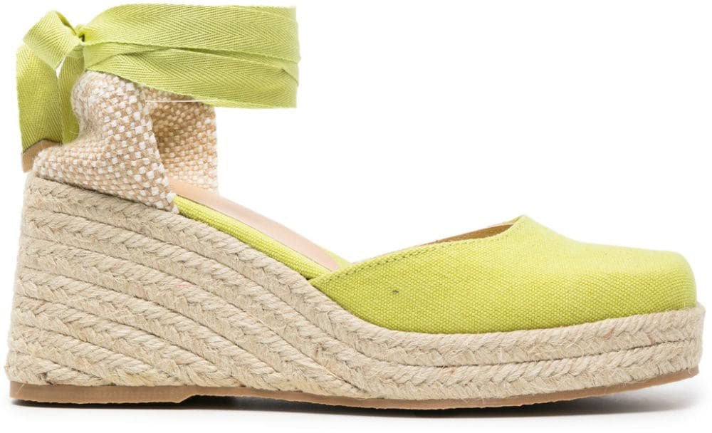 Castaner Flat Shoes Yellow Geel